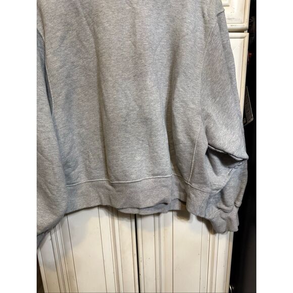 Frankie Shop Women's Crew Neck Oversized Pullover Sweatshirt Gray Medium - Picture 2 of 8